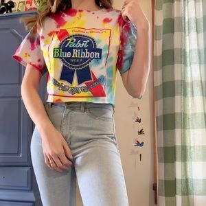 Pabst Blue Ribbon Tie-Dye T-shirt